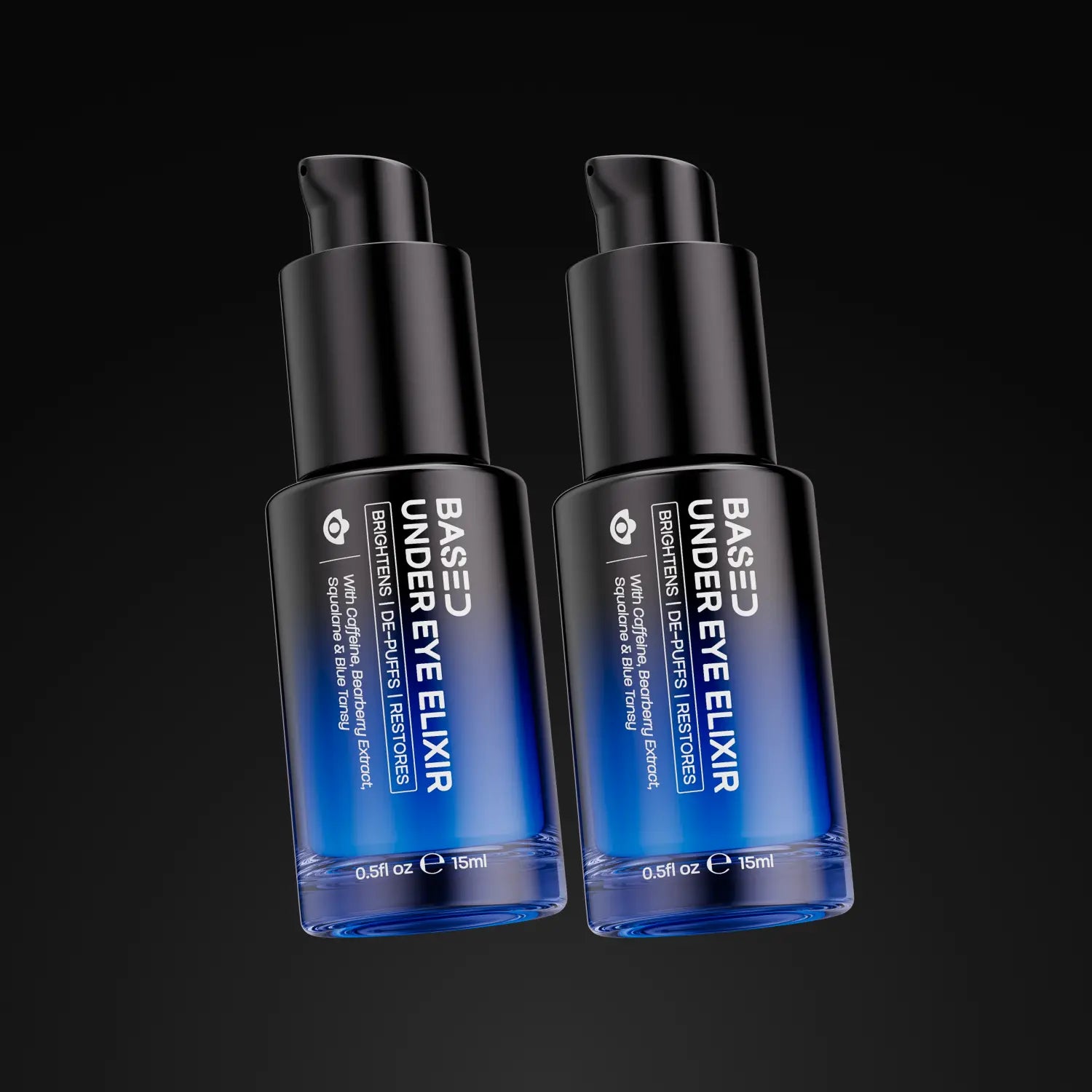 BASED under Eye Elixir | Brightens, De-Puffs & Revitalizes under Eyes | Simple, Effective, BASED.