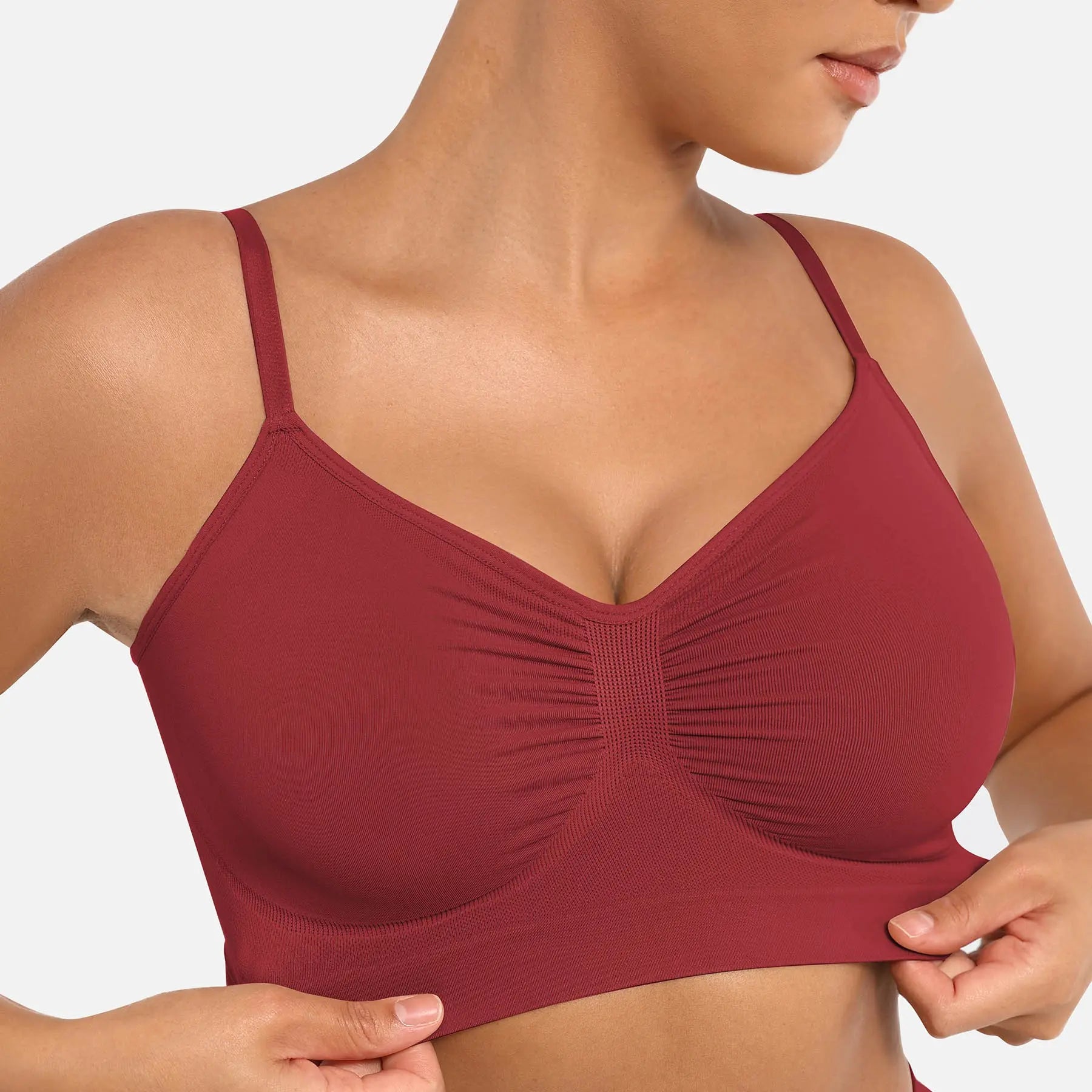 Feelingirl Women'S Wireless Bra Comfort Bralettes No Underwire Unlined Cami Bra Seamless Tshirt Bras Sports Bra Bralette Basic Comfortable Fit Womenswear Everyday up to 44DD Mother’S Day #Summervibes