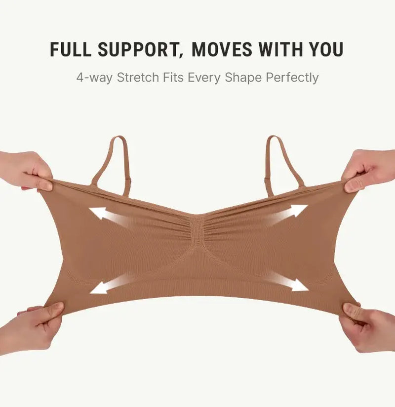 Feelingirl Women'S Wireless Bra Comfort Bralettes No Underwire Unlined Cami Bra Seamless Tshirt Bras Sports Bra Bralette Basic Comfortable Fit Womenswear Everyday up to 44DD Mother’S Day #Summervibes
