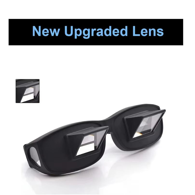 Amazing Lazy Creative Periscope Horizontal Reading Books Sit Glasses on Bed Lie down View TV Myopia Usable Prism Spectacles
